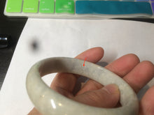 Load image into Gallery viewer, 55.4mm Type A 100% Natural beige Jadeite Jade bangle GC17 (add on item)
