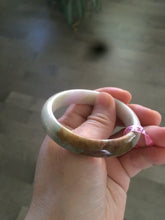 Load image into Gallery viewer, 50.4mm 100% natural Type A green/yellow/purple/pink (福禄寿) jadeite jade bangle B52-1
