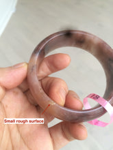 Load image into Gallery viewer, 56.8mm 100% natural red/purple/violet Quartzite (Shetaicui jade) bangle Y12
