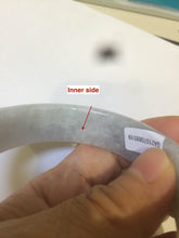 Load image into Gallery viewer, 57.4mm 100% natural Type A light green style jadeite jade bangle AB36-8519
