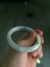 Load image into Gallery viewer, 56.4mm Type A 100% Natural light green  Jadeite Jade bangle Q32
