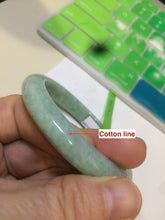 Load image into Gallery viewer, 53.6mm Certified Type A 100% Natural sunny apple green Jadeite Jade bangle AE5-2745
