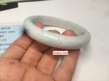 Load image into Gallery viewer, 55.5 mm Certified type A 100% Natural sunny green/white (白底青)/purple Jadeite bangle H160-1843

