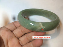 Load image into Gallery viewer, 60.8mm certified 100% Natural green/yellow nephrite Hetian Jade bangle HT48-8448
