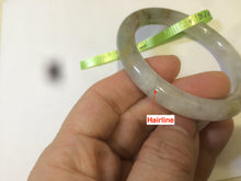 Load image into Gallery viewer, 52.1mm certified Type A 100% Natural icy green/brown round cut Jadeite Jade bangle AH25-1431
