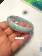 Load image into Gallery viewer, 51.7mm certified Type A 100% Natural sunny green Jadeite Jade bangle AR68-0452
