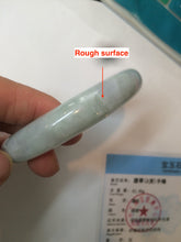Load image into Gallery viewer, 55.7mm certified 100% natural green/white jadeite jade bangle AB89-2254
