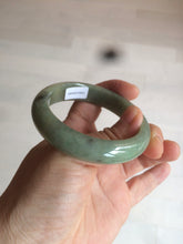 Load image into Gallery viewer, 52mm Certified 100% natural Type A dark green jadeite jade bangle AB63-0060
