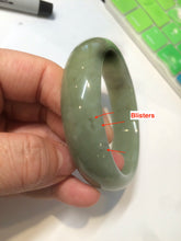 Load image into Gallery viewer, 56.7mm certified 100% Natural green/yellow/brown nephrite Hetian Jade bangle HE56-8451
