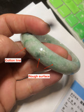 Load image into Gallery viewer, 56mm certified 100% natural certified green jadeite jade bangle AT58-9981
