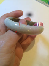 Load image into Gallery viewer, 50.4mm 100% natural Type A green/yellow/purple/pink (福禄寿) jadeite jade bangle B52-1
