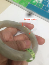Load image into Gallery viewer, 54.7mm certified 100% natural type yellow/green jadeite jade bangle Z92-8520
