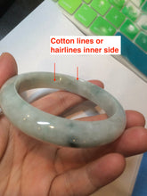 Load image into Gallery viewer, 58mm Certified Type A 100% Natural icy light green Jadeite Jade bangle C27-2362
