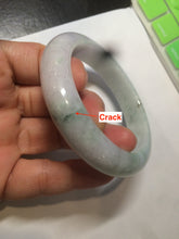 Load image into Gallery viewer, 53.5mm certified 100% natural Type A green purple jadeite jade bangle AQ15-1709
