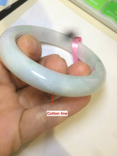 Load image into Gallery viewer, 55mm Certified Type A 100% Natural green/white/yellow Jadeite Jade bangle AD35-9287
