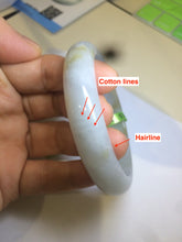 Load image into Gallery viewer, 57.8mm Certified Type A 100% Natural light green/brown Jadeite Jade bangle Z81-5732
