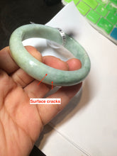 Load image into Gallery viewer, 55.8mm Certified type A 100% Natural green yellow Jadeite bangle Y121-2487
