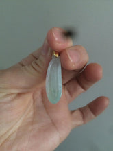 Load image into Gallery viewer, 卖了 100% Natural icy green blessed melon Jadeite Jade pendant XP2
