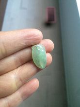 Load image into Gallery viewer, Sale! Add on item Not sale individually! 100% Natural icy green blessed melon Jadeite Jade pendant (with pendant holder not chain) group R
