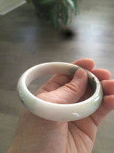 Load image into Gallery viewer, Type A 100% Natural green/purple/pink/white (福禄寿)  Jadeite Jade bangle  56.7mm G52
