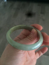 Load image into Gallery viewer, Sale! 52.5mm type A100% Natural green/yellow/brown oval Jadeite Jade bangle G50
