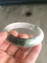 Load image into Gallery viewer, Type A 100% Natural green/purple/pink/white (福禄寿)  Jadeite Jade bangle  56.7mm G52
