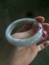 Load image into Gallery viewer, Sale! 54.5mm type A 100% Natural light purple/white/gray Jadeite Jade bangle B29
